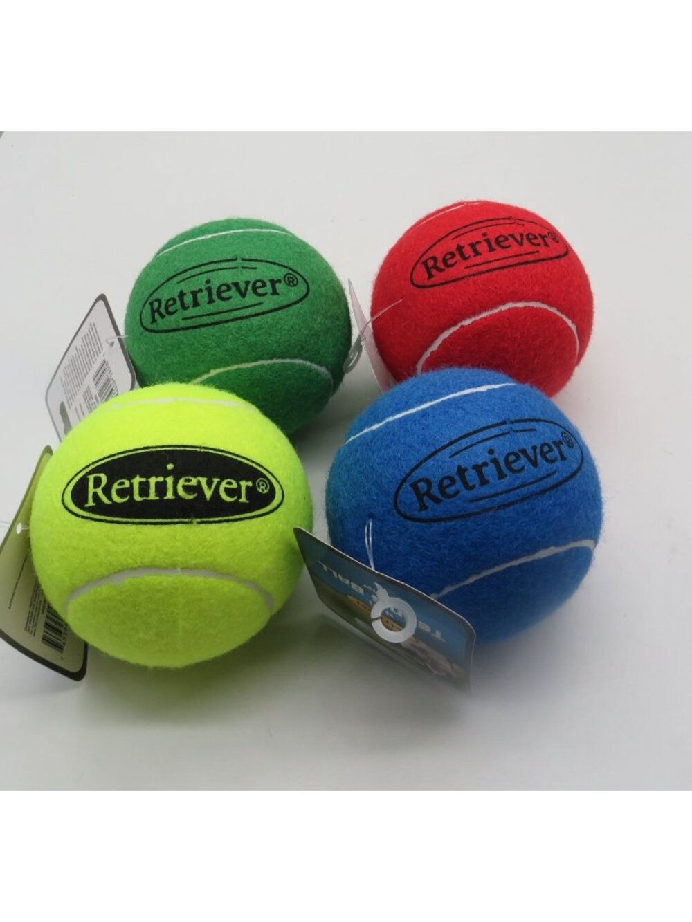 Retriever Jumbo Tennis Balls For Dogs 4-Pack Durable Dog Toys